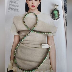 🆕️Royston Beaded STERLING SILVER  Necklace